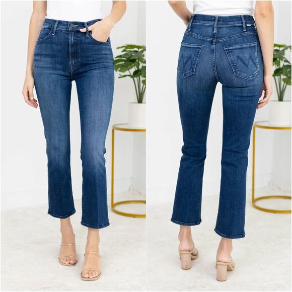 Mother Jeans Women 26 The Hustler Ankle Heirloom Dark Wash Minimalist Stretch - Picture 1 of 14